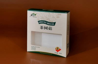 升美滋茶樹(shù)菇卡紙包裝盒